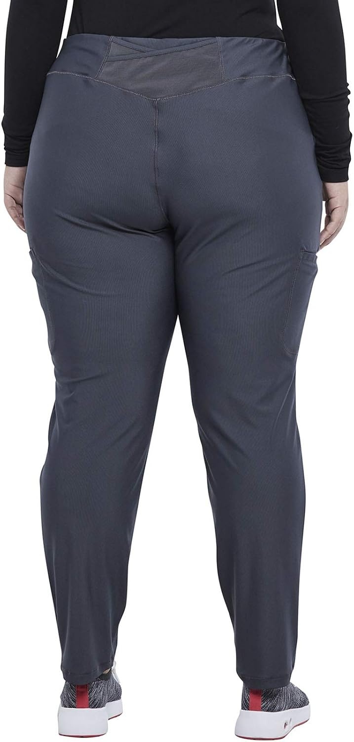 image:imageCherokee Form Women Scrubs Pant Mid Rise Slim Straight Pullon CK007Pewter