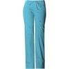 Cherokee Luxe Women Scrubs Pant Low Rise Flare Leg Drawstring Cargo 21100 | Contemporary Fit, Elastic Back Waist, Hip Yoke, Instrument Loop, Side Vents, Double-Needle Stitching, Workwear(Blue Wave)
