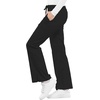 Cherokee Luxe Women Scrubs Pant Low Rise Flare Leg Drawstring Cargo 21100 | Contemporary Fit, Elastic Back Waist, Hip Yoke, Instrument Loop, Side Vents, Double-Needle Stitching, Workwear(Black)
