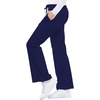 Cherokee Luxe Women Scrubs Pant Low Rise Flare Leg Drawstring Cargo 21100 | Contemporary Fit, Elastic Back Waist, Hip Yoke, Instrument Loop, Side Vents, Double-Needle Stitching, Workwear(Navy)
