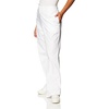 Cherokee WW Originals Scrub Pants for Women Flare Leg 3 Pockets | Poly-Cotton Poplin, Fade Resistant, Drawstring & Elastic Waist, Durable Fabric, Easy Care, Healthcare And Service Work(White)