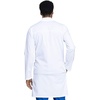 Cherokee Men Scrubs Lab Coat Workwear Revolution Tech 40″ WW410AB | Traditional Notch Lapel, Self-Covered Buttons, Back Yoke, Professional Mobility, Machine Washable, Healthcare Use