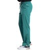 Cherokee Men and Women Scrub Pants with Drawstring Mid Rise Straight Leg Bottoms WW042AB