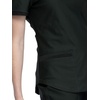 Cherokee Scrub Top Women V-Neck Classic Fit 2 Pocket Form Medical Scrubs | Moisture Wicking Fabric, Easy Care, Curved Hemline, Power Mesh Details, Angled Yoke Panels, Princess Seams(Olive Branch)