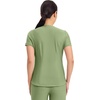 Cherokee Scrub Top Women V-Neck Classic Fit 2 Pocket Form Medical Scrubs | Moisture Wicking Fabric, Easy Care, Curved Hemline, Power Mesh Details, Angled Yoke Panels, Princess Seams(Bright Sage)