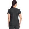 Cherokee Scrub Top Women V-Neck Classic Fit 2 Pocket Form Medical Scrubs | Moisture Wicking Fabric, Easy Care, Curved Hemline, Power Mesh Details, Angled Yoke Panels, Princess Seams(Black)