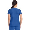 Cherokee Scrub Top Women V-Neck Classic Fit 2 Pocket Form Medical Scrubs | Moisture Wicking Fabric, Easy Care, Curved Hemline, Power Mesh Details, Angled Yoke Panels, Princess Seams(Royal)