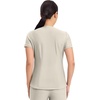 Cherokee Scrub Top Women V-Neck Classic Fit 2 Pocket Form Medical Scrubs | Moisture Wicking Fabric, Easy Care, Curved Hemline, Power Mesh Details, Angled Yoke Panels, Princess Seams(Summer Sand)