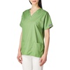 Cherokee WW Professionals Scrubs for Women V-Neck Top with 3 Pockets | Fade-Resistant, Soft Stretch Fabric, Shirttail Hem, Side Vents, Comfortable Mobility, Easy Care, Healthcare Workwear(Aloe)