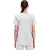 Cherokee WW Professionals Scrubs for Women V-Neck Top with 3 Pockets | Fade-Resistant, Soft Stretch Fabric, Shirttail Hem, Side Vents, Comfortable Mobility, Easy Care, Healthcare Workwear(White)