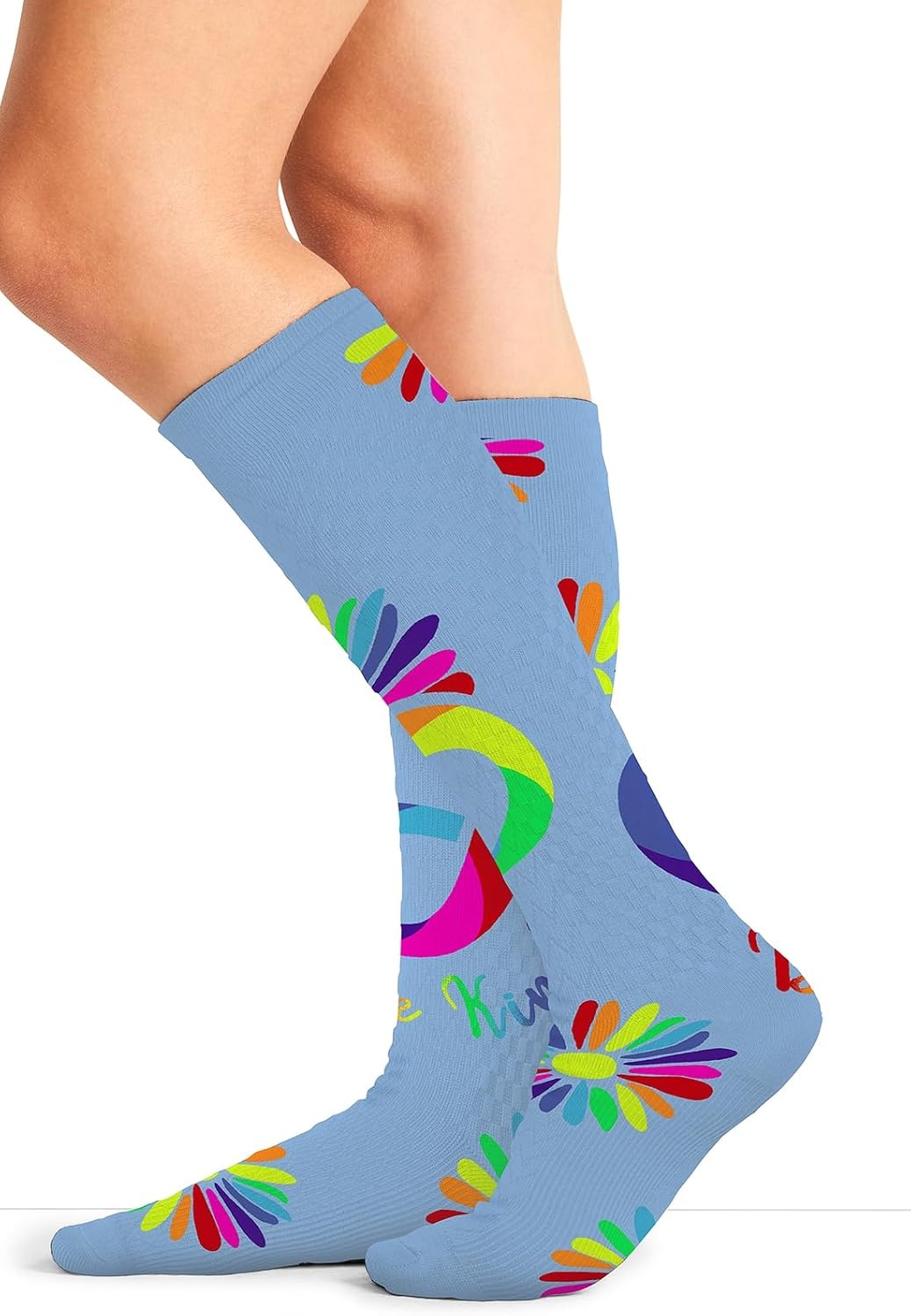 image:imageCherokee Legwear Compression Socks for Women 1015 mmHg 1Pair PackAutism Love