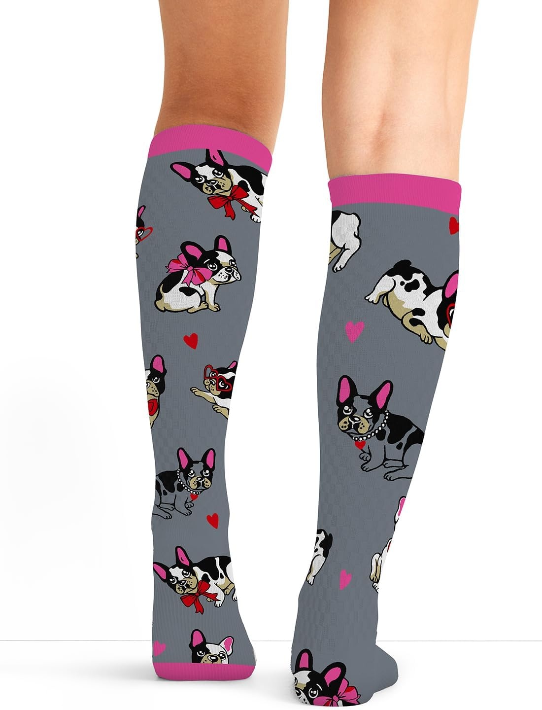 image:imageCherokee Legwear Compression Socks for Women 1015 mmHg 1Pair PackFrenchie Kiss