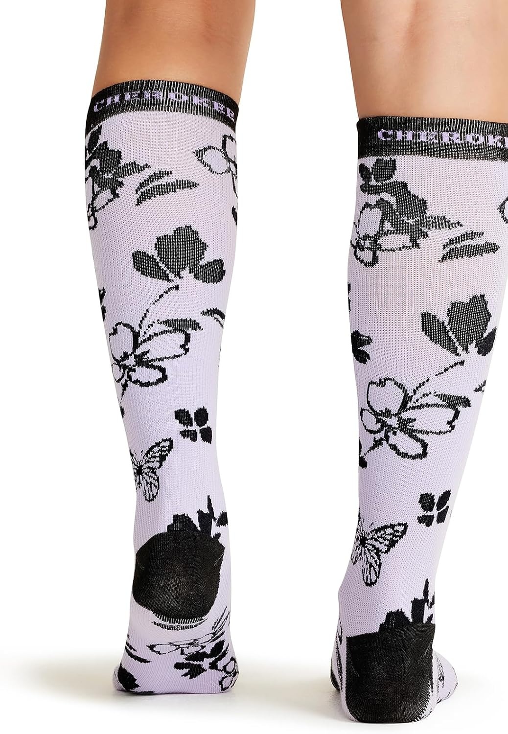 image:imageCherokee Legwear Compression Socks for Women 1015 mmHg 1Pair PackLavender Garden