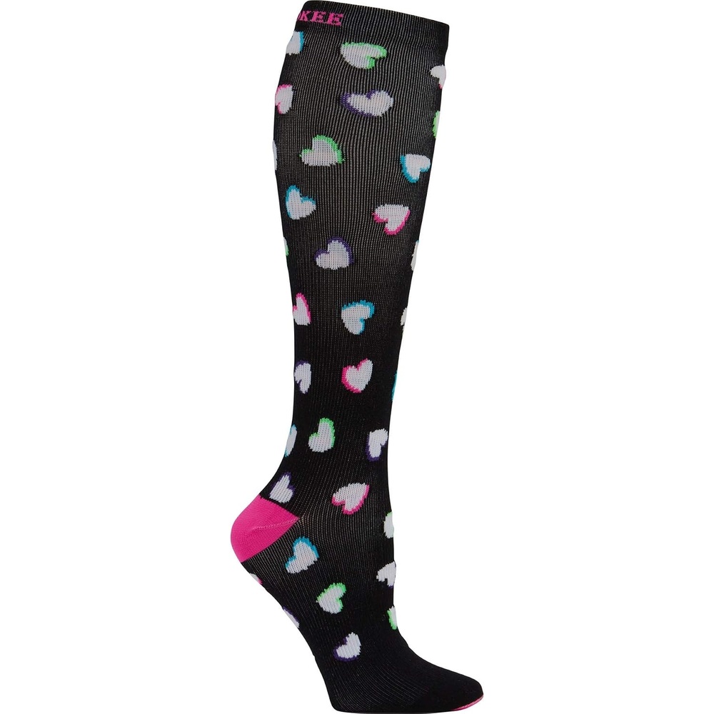 image:imageCherokee Legwear Compression Socks for Women 1015 mmHg 1Pair PackNeon Hearts