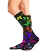 Cherokee Legwear Compression Socks for Women 10-15 mmHg (1-Pair Pack)(Anti Social Butterflies)