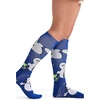 Cherokee Legwear Compression Socks for Women 10-15 mmHg (1-Pair Pack)(Build a Snowman)