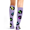 Cherokee Legwear Compression Socks for Women 10-15 mmHg (1-Pair Pack)(Cheetah Spots)