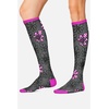 Cherokee Legwear Compression Socks for Women 10-15 mmHg (1-Pair Pack)(Flower Power)