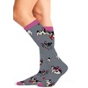 Cherokee Legwear Compression Socks for Women 10-15 mmHg (1-Pair Pack)(Frenchie Kiss)