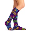 Cherokee Legwear Compression Socks for Women 10-15 mmHg (1-Pair Pack)(Fungi)