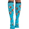 Cherokee Legwear Compression Socks for Women 10-15 mmHg (1-Pair Pack)(Hedgehugs)