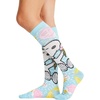 Cherokee Legwear Compression Socks for Women 10-15 mmHg (1-Pair Pack)(Ice Cream Dream)