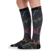 Cherokee Legwear Compression Socks for Women 10-15 mmHg (1-Pair Pack)(Pop Beats)
