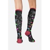 Cherokee Legwear Compression Socks for Women 10-15 mmHg (1-Pair Pack)(Shine Bright)