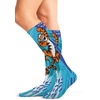 Cherokee Legwear Compression Socks for Women 10-15 mmHg (1-Pair Pack)(Tigger Splash)