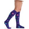 Cherokee Legwear Compression Socks for Women 10-15 mmHg (1-Pair Pack)(Trees Galore)