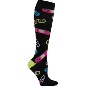Cherokee Legwear Compression Socks for Women 10-15 mmHg (1-Pair Pack)(Band Aides)