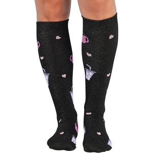 Cherokee Legwear Compression Socks for Women 10-15 mmHg (1-Pair Pack)(Nurse Fuel)