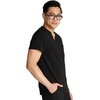 Cherokee Journey Men’s V-Neck Scrub Top 2 Pockets Relaxed Fit(Black)