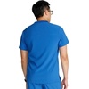 Cherokee Journey Men’s V-Neck Scrub Top 2 Pockets Relaxed Fit(Royal)