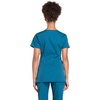 Cherokee WW Professionals Maternity Scrub Top Mock Wrap 3 Pockets(Caribbean Blue)