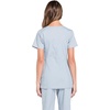 Cherokee WW Professionals Maternity Scrub Top Mock Wrap 3 Pockets(Grey)
