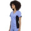 Cherokee WW Revolution Scrub Top for Women V Neck 1 Pocket Classic Fit(Ciel)
