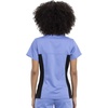 Cherokee WW Revolution Scrub Top for Women V Neck 1 Pocket Classic Fit(Ciel)