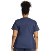 Cherokee WW Revolution Scrub Top for Women V Neck 1 Pocket Classic Fit(Navy)
