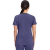 Cherokee WW Revolution Scrub Tops Women Mock Wrap 2 Pockets Nurse Shirt(Grape)