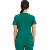 Cherokee WW Revolution Scrub Tops Women Mock Wrap 2 Pockets Nurse Shirt(Hunter Green)