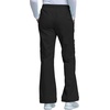 Cherokee Core Stretch Scrub Pants for Women Cargo Pull-On Mid Rise(Black)