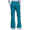 Cherokee Core Stretch Scrub Pants for Women Cargo Pull-On Mid Rise(Caribbean Blue)