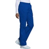 Cherokee Core Stretch Scrub Pants for Women Cargo Pull-On Mid Rise(Galaxy Blue)