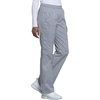 Cherokee Core Stretch Scrub Pants for Women Cargo Pull-On Mid Rise(Grey)