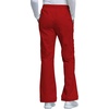 Cherokee Core Stretch Scrub Pants for Women Cargo Pull-On Mid Rise(Red)
