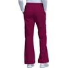 Cherokee Core Stretch Scrub Pants for Women Cargo Pull-On Mid Rise(Wine)