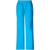 Cherokee Core Stretch Scrub Pants for Women Cargo Pull-On Mid Rise(Blue)