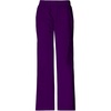 Cherokee Core Stretch Scrub Pants for Women Cargo Pull-On Mid Rise(Eggplant)