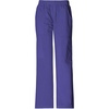 Cherokee Core Stretch Scrub Pants for Women Cargo Pull-On Mid Rise(Grape)